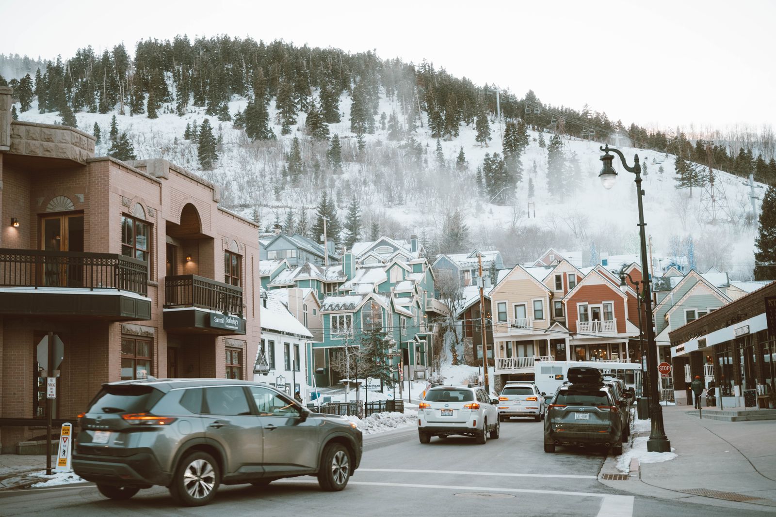 Streets and homes in West Asheville
